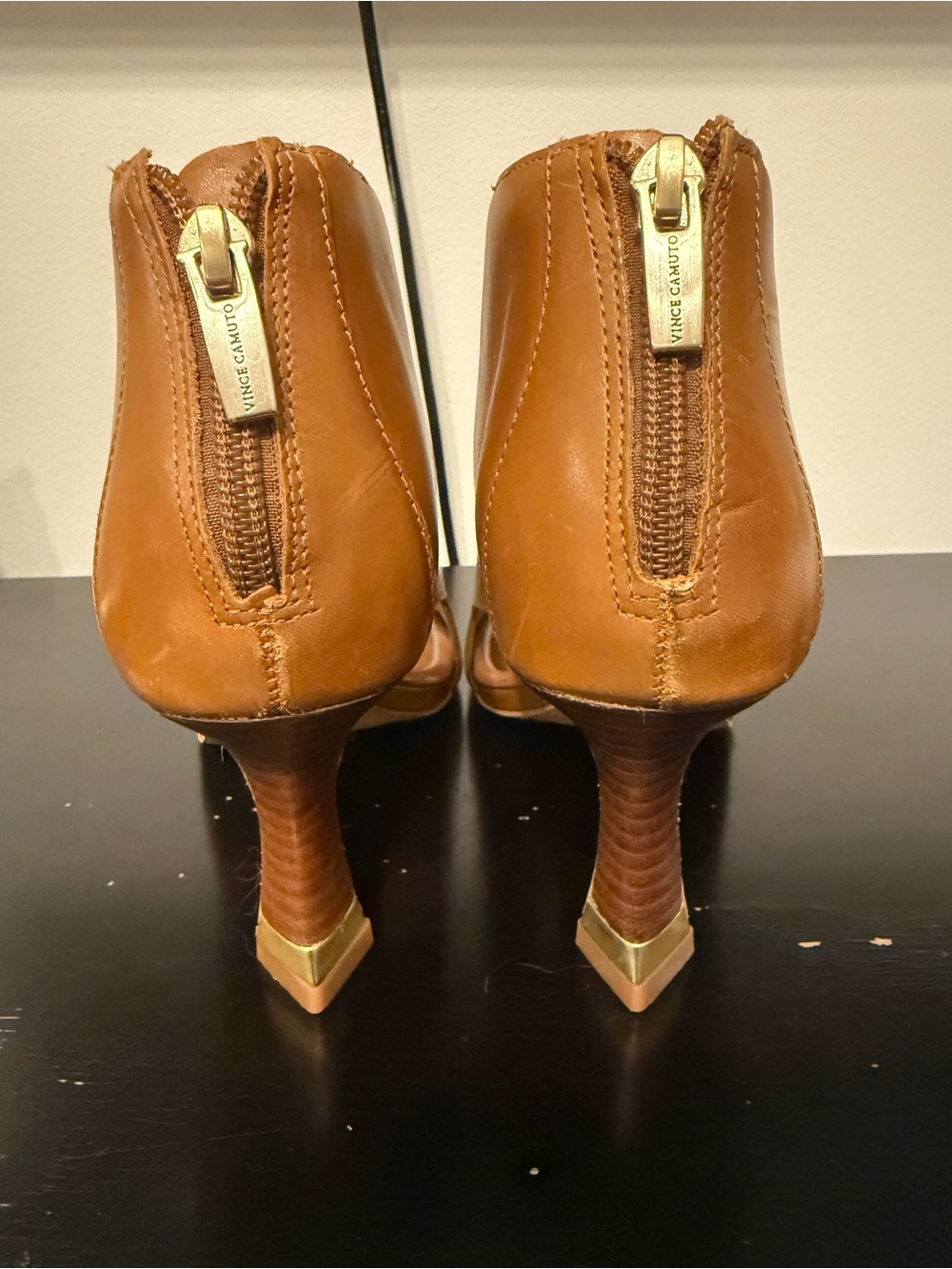 Vince Camuto Jesilia Open Toe
Bootie (Women) Size 8M LIGHT COGNAC - Picture 8 of 9